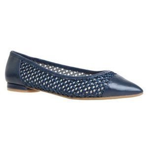 Nine West navy flats